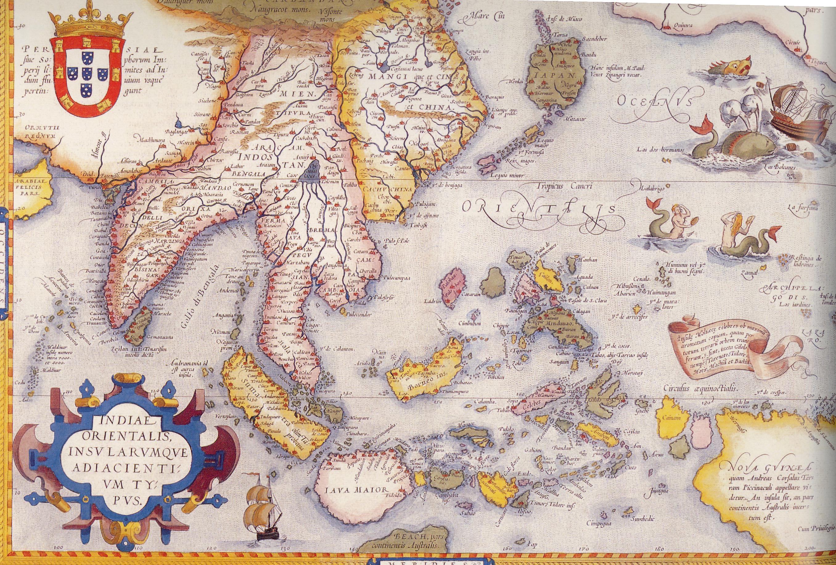 Ortelius - East India