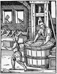 der papyrer aus jost ammans stndebuch, 1568