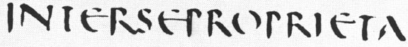 Schriftbeispiel Unziale