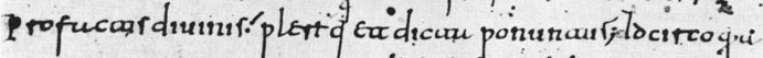 Schriftbeispiel Westgotische Schrift